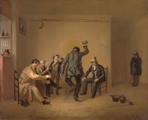 Recreation Prints: Bar-room Scene, 1835, by William Sidney Mount
