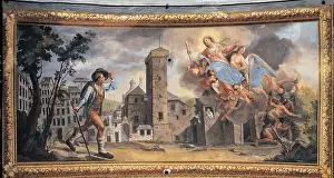 Sebastian Prints: Baratta Carlo Alberto, Apparition of Our Lady of the Garden to Sebastian Descalzo