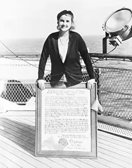 Socialite Prints: Barbara Hutton, Woolworth heiress