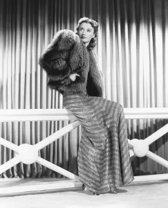 Stanwyck Prints: Barbara Stanwyck in evening gown from I