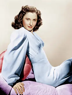 Dress Prints: Barbara Stanwyck, Warner Bros. portrait, 1942