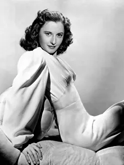 Womens Fashion Prints: BARBARA STANWYCK, Warner Bros. portrait, 1942