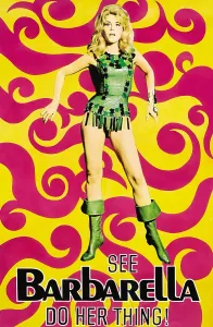 BARBARELLA, Jane Fonda on poster art, 1968