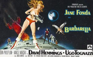 Ray Gun Prints: BARBARELLA, Jane Fonda on poster art, 1968