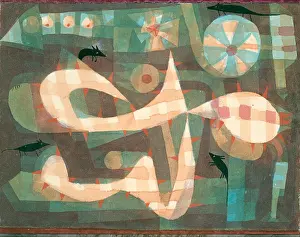 Swiss Prints: THE BARBED NOOSE AND MICE, by Paul Klee
