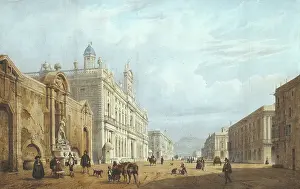 Neo Classical Prints: Barcelona. The old waterfront of the city