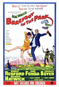 Illustration Prints: BAREFOOT IN THE PARK, (from left): Jane Fonda, Robert Redford, 1967