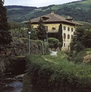 Square Prints: BAROJA NESSI, Po (1872-1956). Casern de Iztea