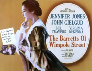 Jones Prints: THE BARRETS OF WIMPOLE STREET, Jennifer Jones 1957