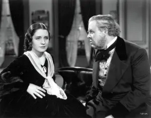 Laughton Prints: THE BARRETTS OF WIMPOLE STREET, Norma Shearer, Charles Laughton, 1934