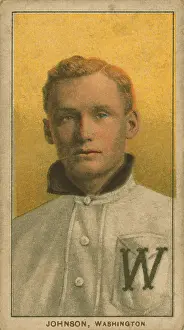 Pitcher Prints: Baseball card of Walter Johnson