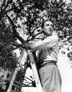 Gardening Prints: Basil Rathbone, c. 1944