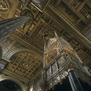 Ceiling Prints: Basilica of Saint Giovanni in Laterano a Roma