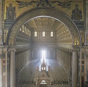 Ceiling Prints: Basilica of Saint Paolo fuori le mura