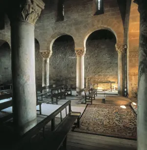Horseshoe Prints: Basilica of San Juan de Banos. 7th c