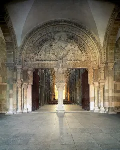 Burgundy Prints: Basilica of St Mary Magdalen. FRANCE