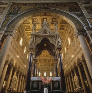 Ceiling Prints: Basilica of St. Paul outside the Walls (Basilica di San Paolo fuori le Mura)