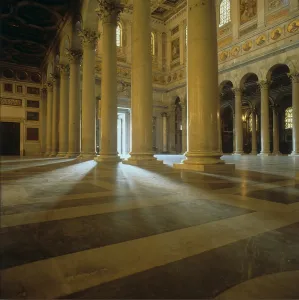 Ceiling Prints: Basilica of St. Paul outside the Walls (Basilica di San Paolo fuori le Mura)