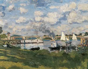 Reflection Prints: The Basin at Argenteuil, by Claude Monet