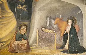 Cradle Prints: BASSA, Ferrer (1290-1348). Frescoes of the St Michael Chapel: Scenes of the Joys of Virgin Mary