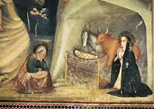 New Testament Prints: BASSA, Ferrer (1290-1348). Frescoes of the St Michael Chapel: Scenes of the Joys of Virgin Mary