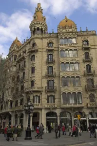 BASSEGODA i AMIGO, Joaquim (1854 - 1938); BASSEGODA i AMIGO, Bonaventura (1862-1940). Rocamora Houses. 1914 - 1918. SPAIN. Barcelona. Modernism. Architecture