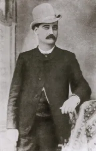 Mustaches Prints: Bat Masterson (1853-1921), sheriff of Dodge City