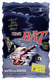 Price Prints: THE BAT, US poster art, Vincent Price, 1959