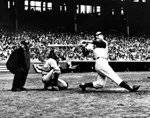 Spectators Prints: At bat: Roger Maris of the Cleveland Indians