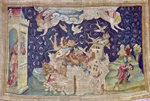Devils Prints: BATAILLE, Nicolas (14th c.). The fall of Babylon invaded by demons. 1375 - 1382