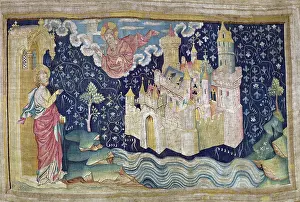 Saint 100 Prints: BATAILLE, Nicolas (14th c.). The new Jerusalem