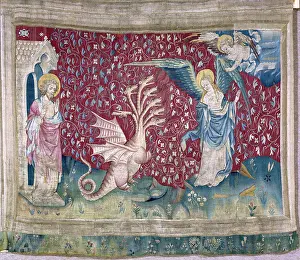 Winged Prints: BATAILLE, Nicolas (14th c.). The Woman gets Wings