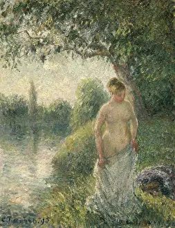 Torso Prints: The Bather, by Camille Pissarro