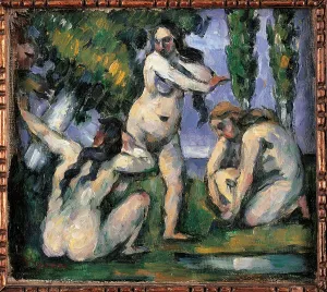 Sensuality Prints: Three Bathers, by Paul Czanne, 1875 - 1877 about