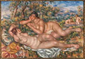 Hands Behind Head Prints: The Bathers, by Pierre-Auguste Renoir