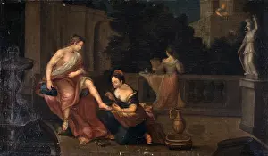 Fountain Prints: Bathsheba Bathing, by Unknown North-Italian Artist