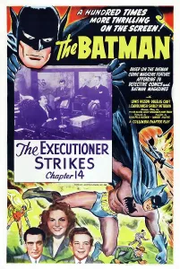 Wilson Prints: THE BATMAN, US poster art, Lewis Wilson (as Batman) in Chapter 14: The Executioner Strikes