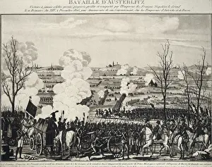 Carriagea Prints: Battle of Austerlitz, between the French Empire