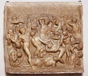 Boulder Prints: Battle of the Centaurs and Lapiths or Centauromachia