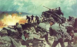 Tanks Prints: Battle of Chipyong-ni halted the North Korean/Chinese army's invasion of South Korea