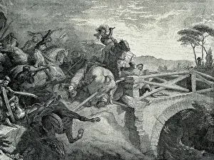 Early Modern Times Prints: Battle of Garellano or Garigliano (1503)