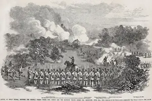 Infantrymen Prints: Battle of Great Bethel during the US Civil War