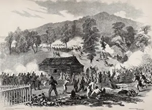 Infantrymen Prints: Battle of Rich Mountain, Beverly Pike