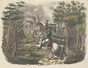 1790s Prints: Battle of St. Clair's Defeat