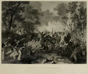 War Heroes Prints: The Battle of Tippecanoe was fought on November 7 1811 in Indiana Territory