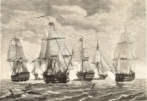 Trafalgar Prints: Battle of Trafalgar (October 21st1805)