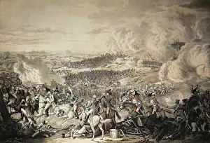 Litography Prints: Battle of Waterloo (18th June 1815). Napoleon's flight. Litography. ITALY. Milan