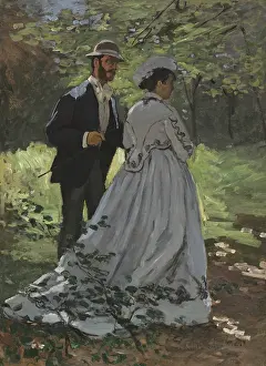 Couples Portrait Prints: Bazille and Camille (Study for Dejeuner sur l'Herbe')