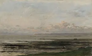 Coastal Prints: Beach at Ebb Tide, by Charles Francois Daubigny