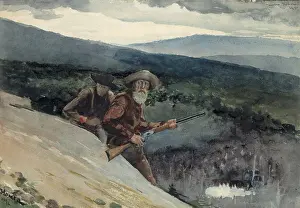 Boulder Prints: Bear Hunting, Prospect Rock, 1892
